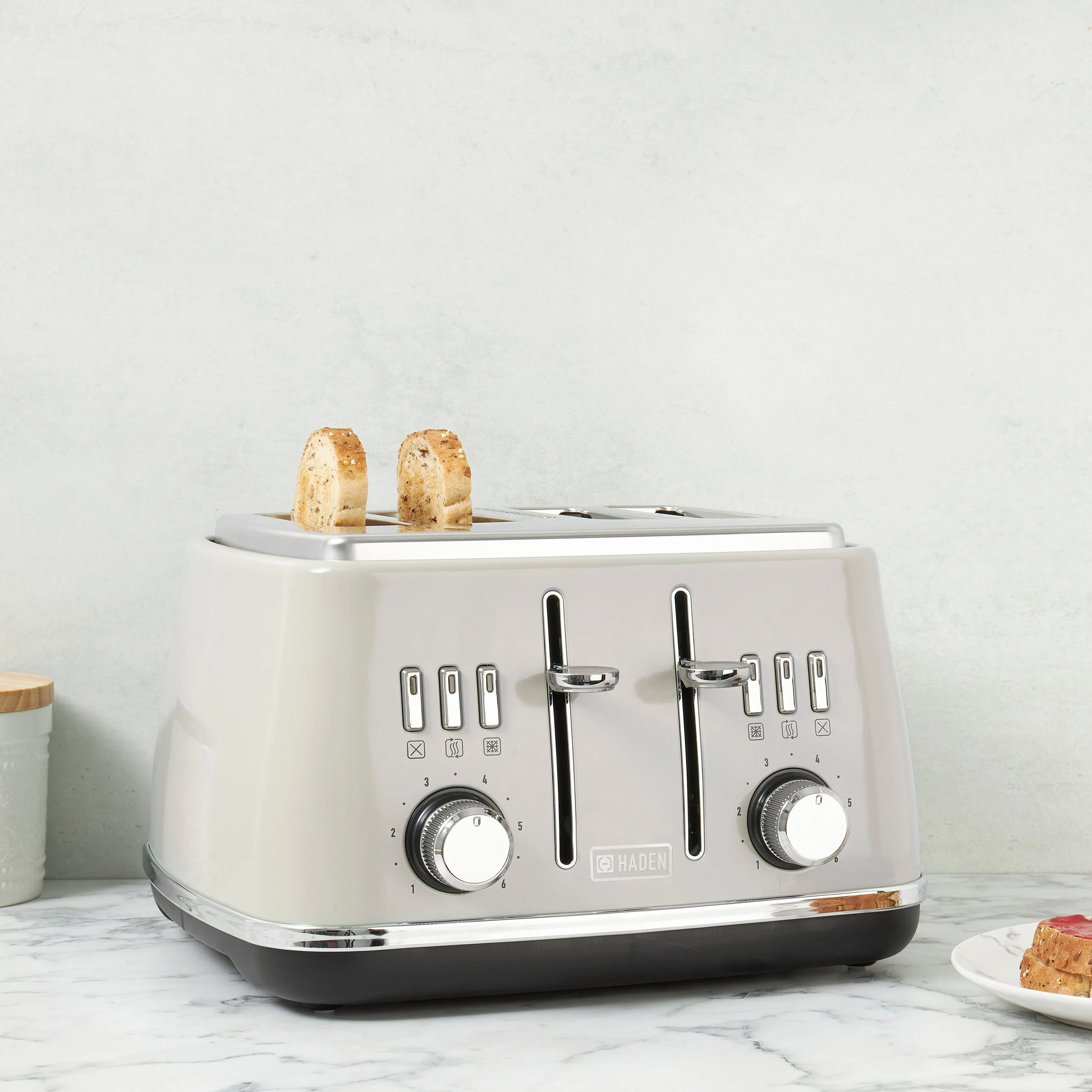 Haden Cotswold 4 Slice Putty Toaster