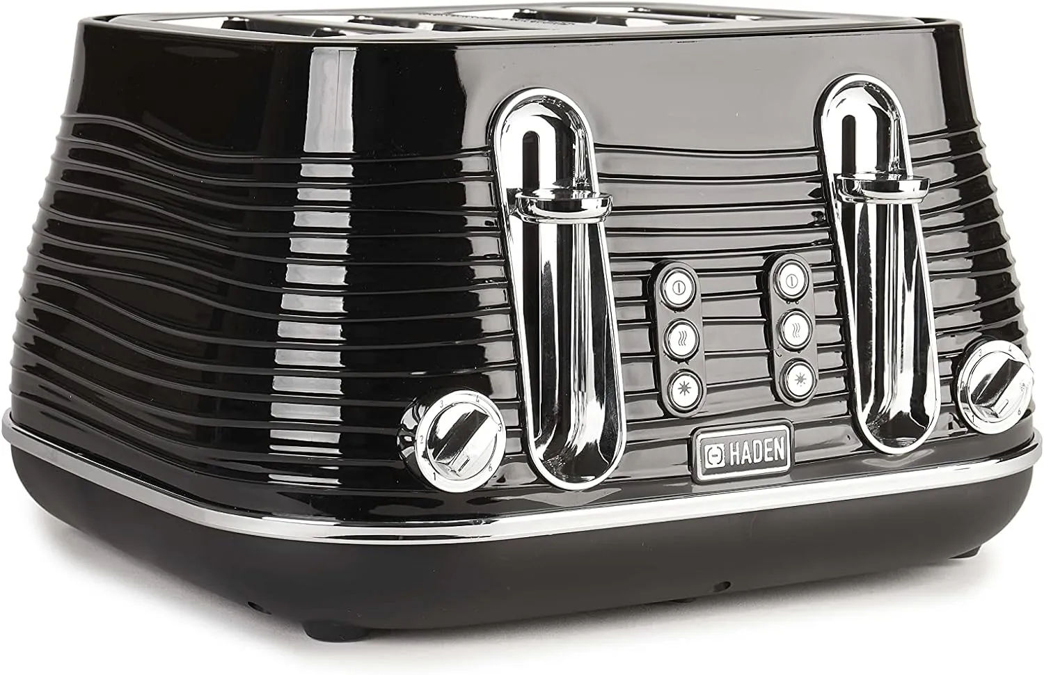 Haden Devon 4 Slice Toaster Black