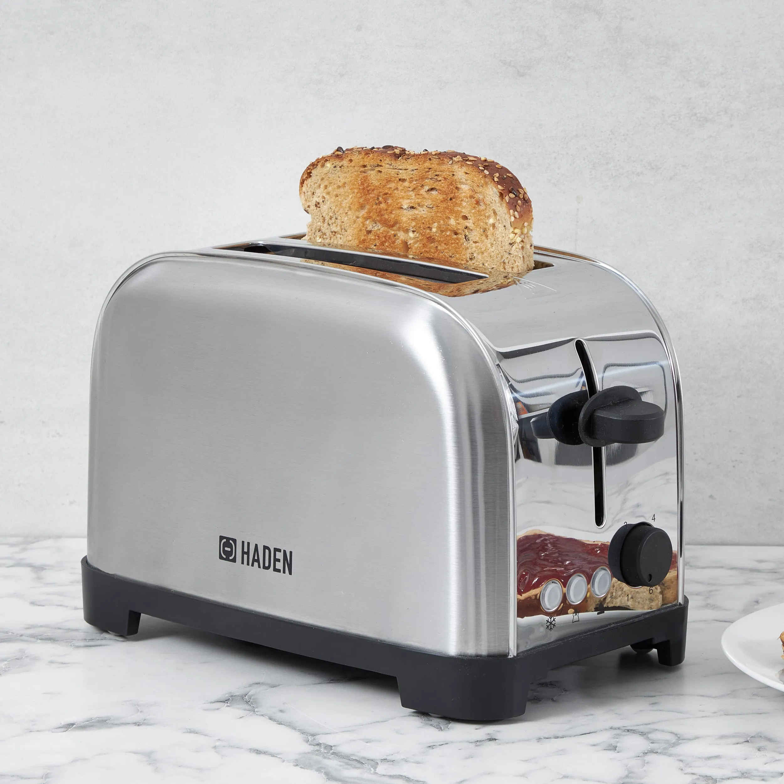 Haden Iver Stainless Steel 2 Slice Toaster