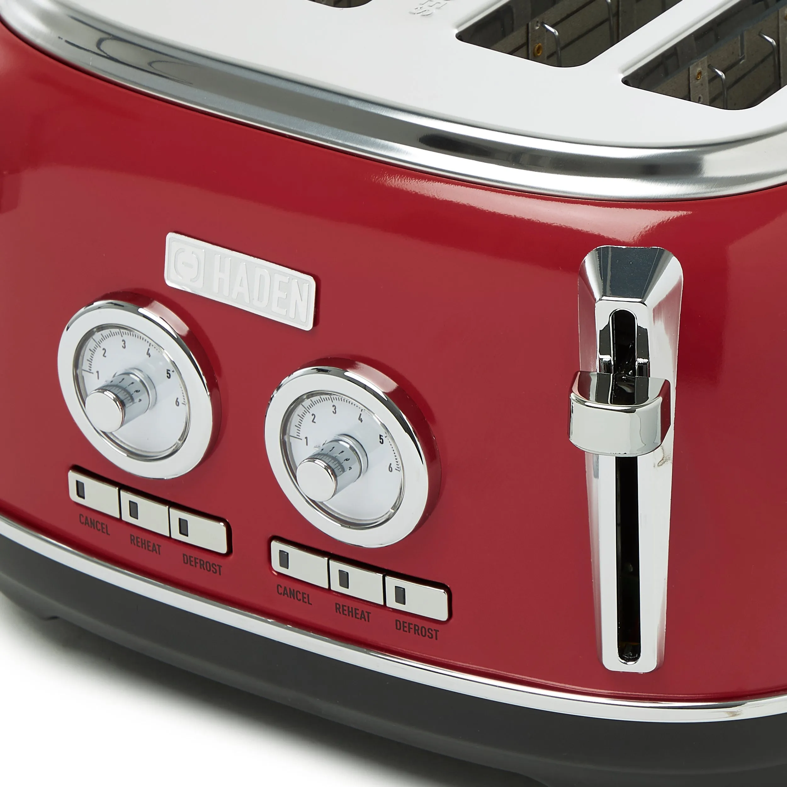 Haden Jersey Red 4 Slice Toaster