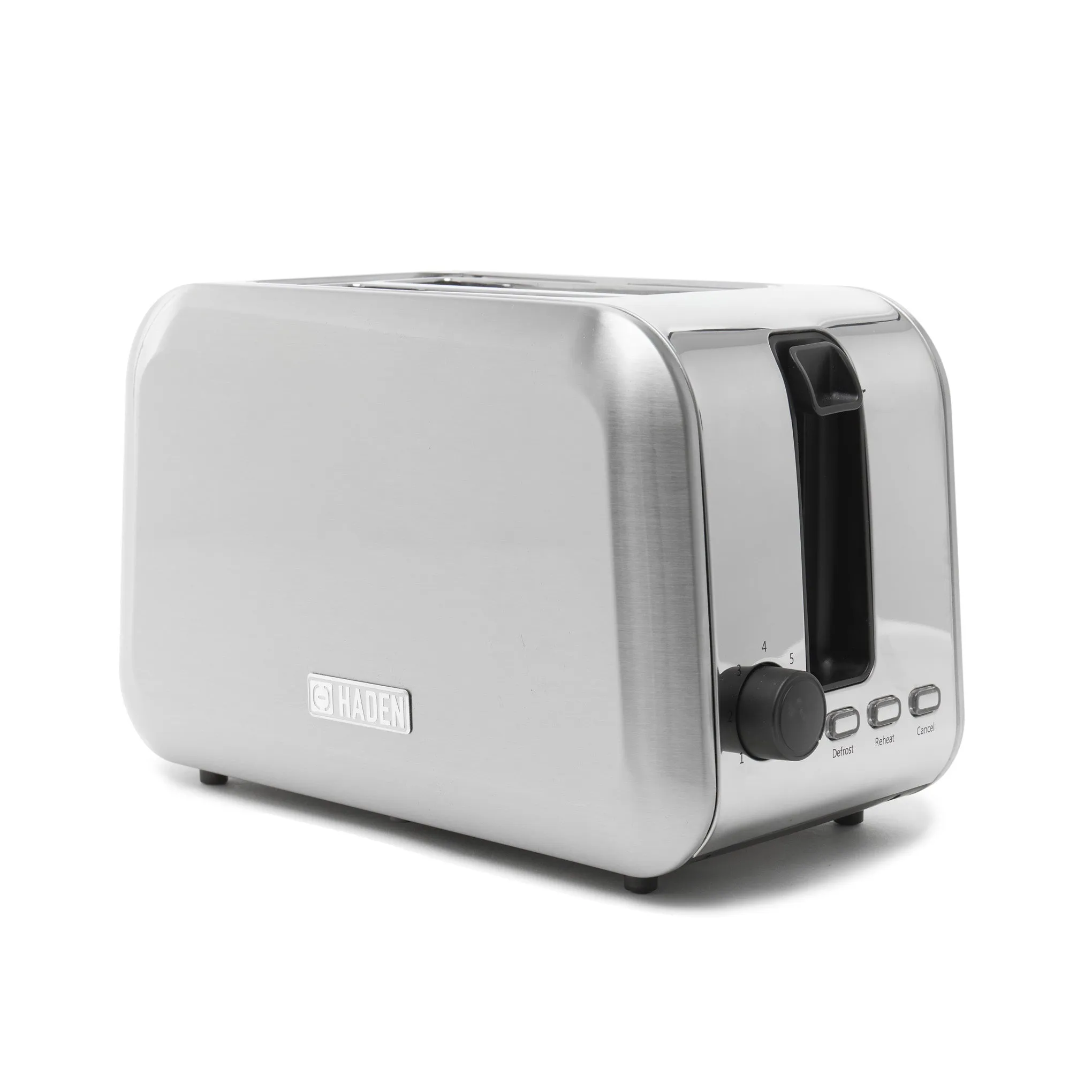 Haden Stoke Brushed Steel 2 Slice Toaster