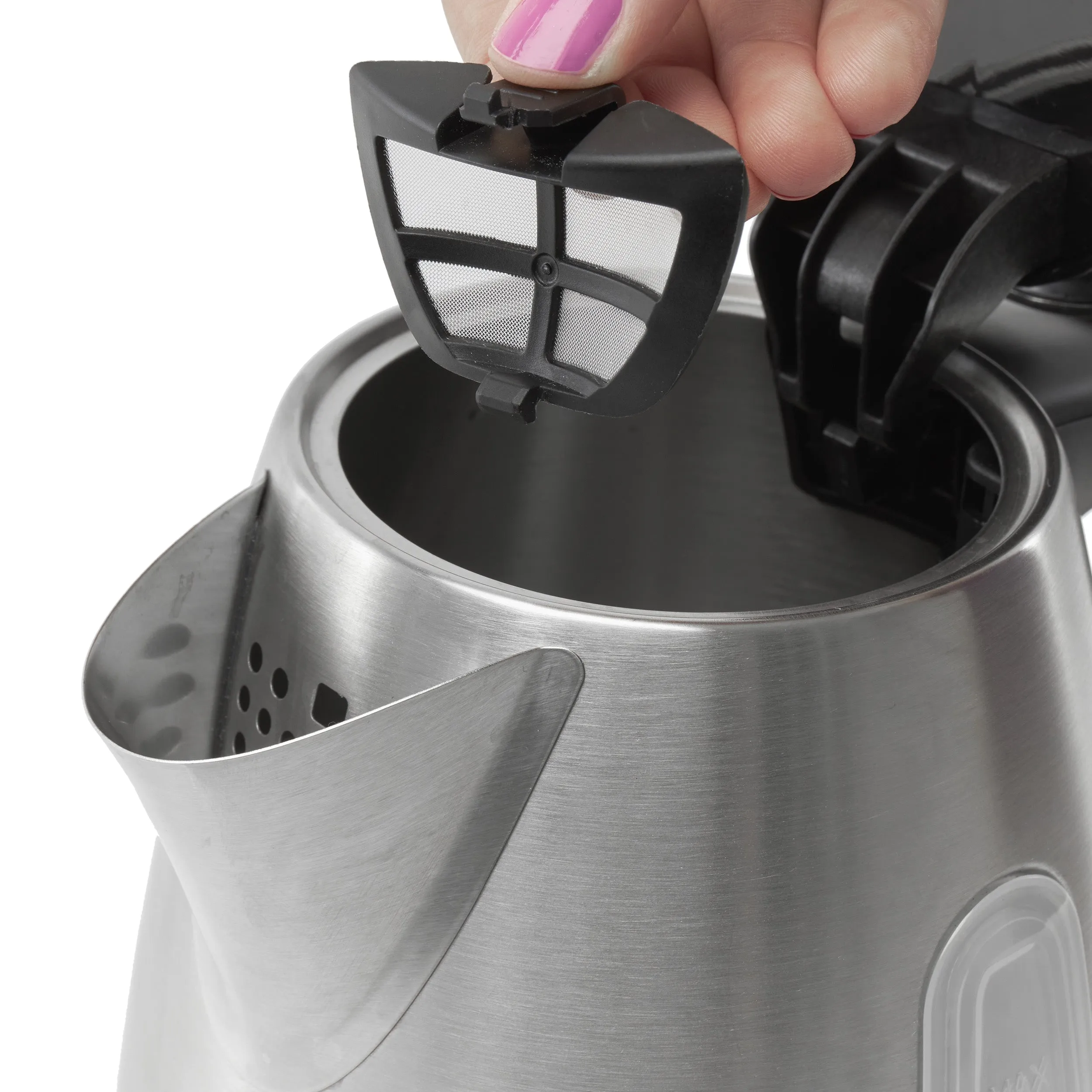 Haden Stoke Brushed Steel Kettle