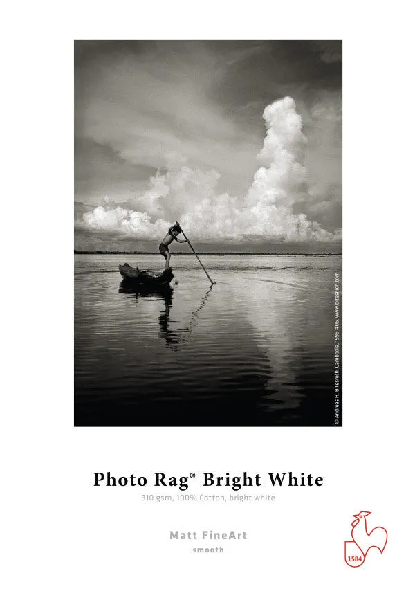 Hahnemuhle - Photo Rag® Bright White 310 gsm, 17"x22", 25 sheets