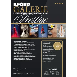 Ilford Galerie - Prestige Smooth Cotton Rag 5x7, 50 sheets