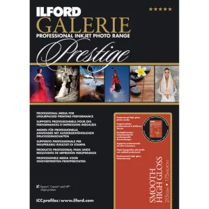 Ilford Galerie - Prestige Smooth High Gloss 13"x19", 25 sheets