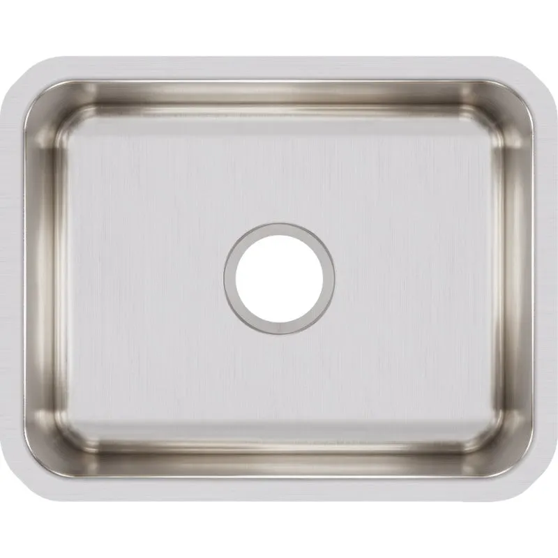 Lustertone Classic 16.5" x 20.5" x 7.88" Stainless Steel Single-Basin Undermount Kitchen Sink