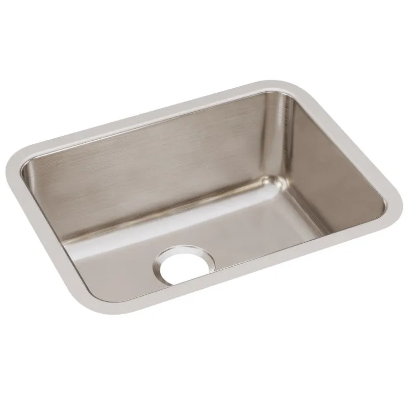 Lustertone Classic 18.25" x 23.5" x 10" Stainless Steel Single-Basin Undermount Kitchen Sink