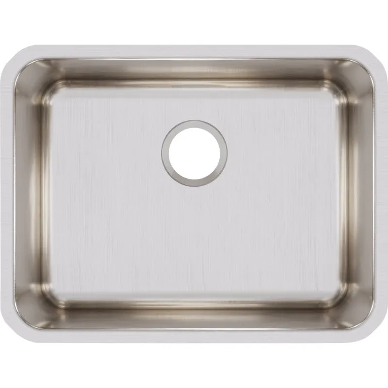 Lustertone Classic 18.25" x 23.5" x 10" Stainless Steel Single-Basin Undermount Kitchen Sink