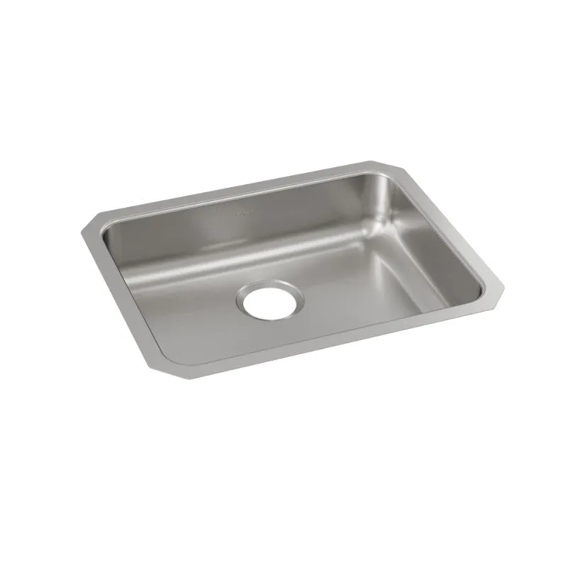 Lustertone Classic 18.25" x 23.5" x 5.38" Stainless Steel Single-Basin Undermount Kitchen Sink