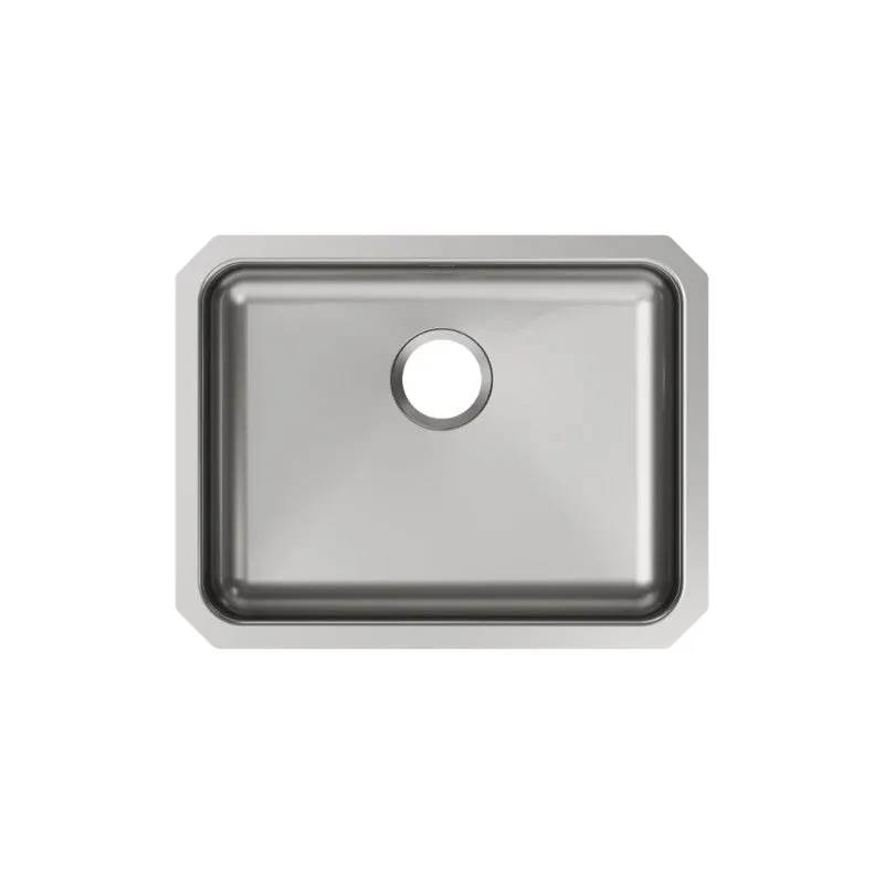 Lustertone Classic 18.25" x 23.5" x 5.38" Stainless Steel Single-Basin Undermount Kitchen Sink