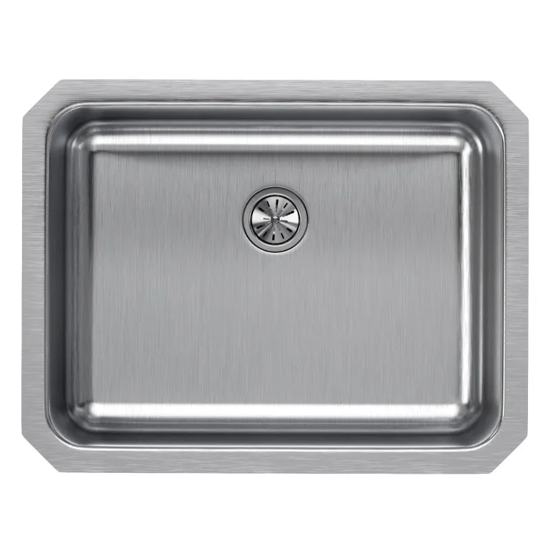 Lustertone Classic 18.25" x 23.5" x 9.5" Stainless Steel Single-Basin Undermount Kitchen Sink