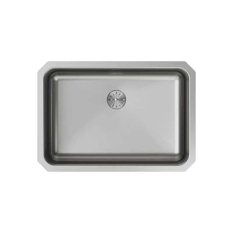 Lustertone Classic 18.5" x 26.5" x 11.5" Stainless Steel Single-Basin Undermount Kitchen Sink