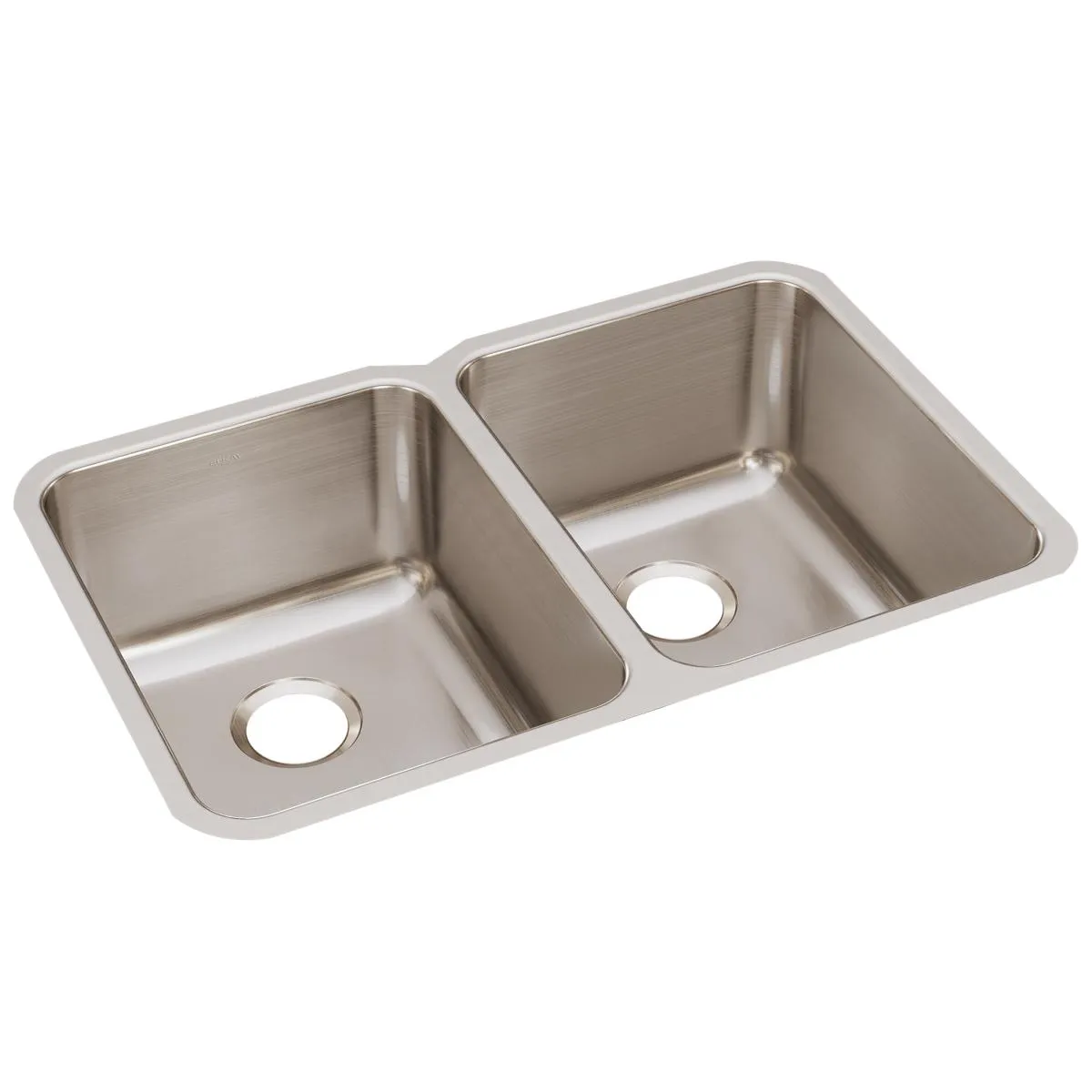 Lustertone Classic 31.25" x 20" x 9.88" Double-Basin Undermount Kitchen Sink in Lustrous Satin