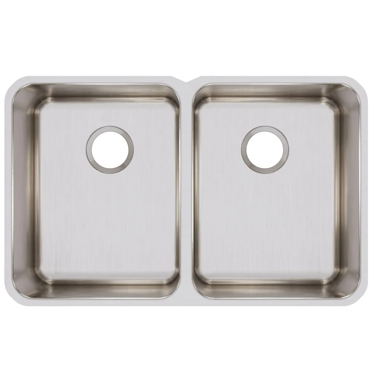 Lustertone Classic 31.25" x 20" x 9.88" Double-Basin Undermount Kitchen Sink in Lustrous Satin