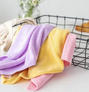 Microfiber Absorbent Wipes Clean Square Dish Towels Random Colors RP-0000022