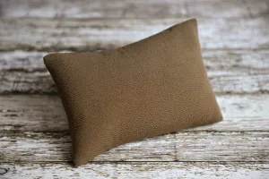 Mini Pillow with Cover - Textured - Mocha