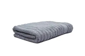 Mush Ultra Soft, Absorbent and Anti Microbial 600 GSM Bamboo Bath Towel 29 X 59 Inches (Space Grey)