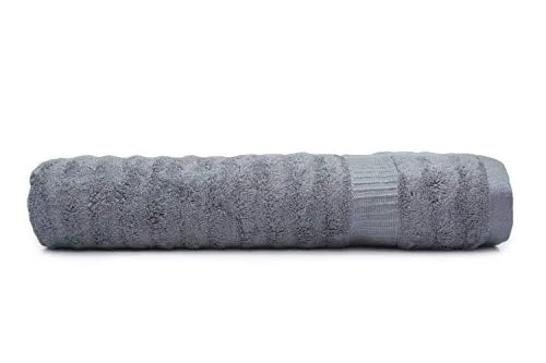 Mush Ultra Soft, Absorbent and Anti Microbial 600 GSM Bamboo Bath Towel 29 X 59 Inches (Space Grey)