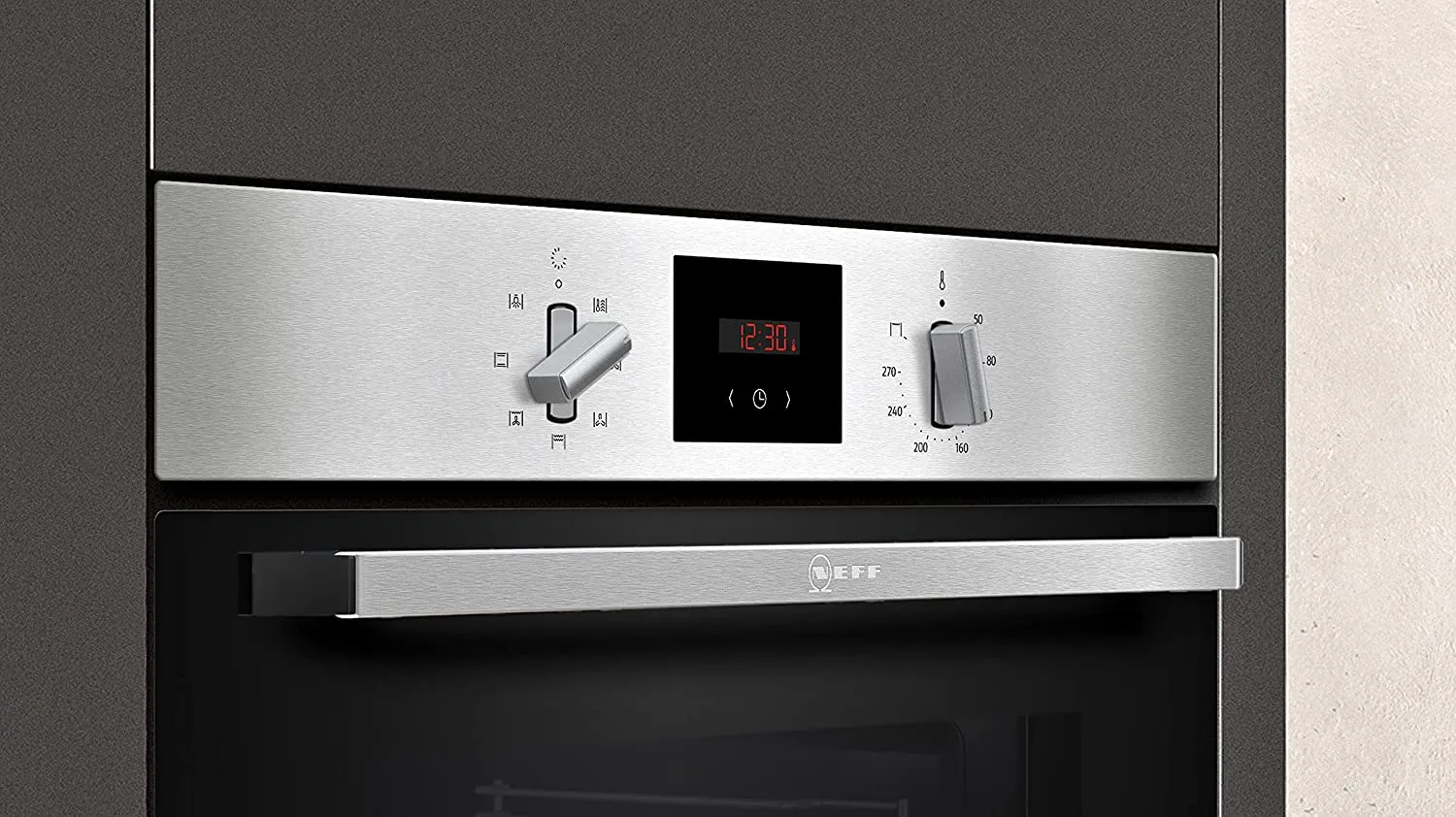 NEFF B1GCC0AN0B N30 Built In 56cm A Electric Single Oven Stainless Steel