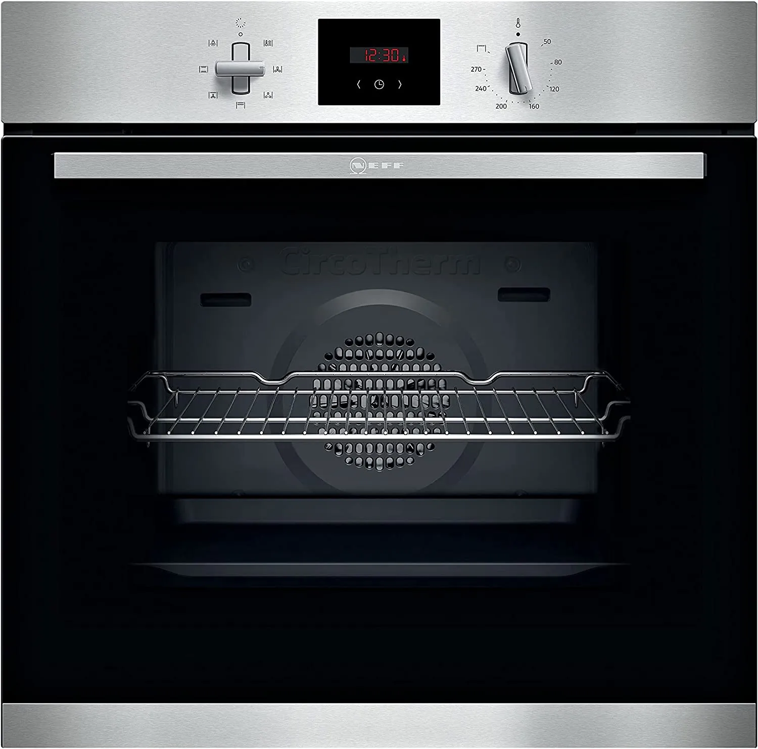 NEFF B1GCC0AN0B N30 Built In 56cm A Electric Single Oven Stainless Steel