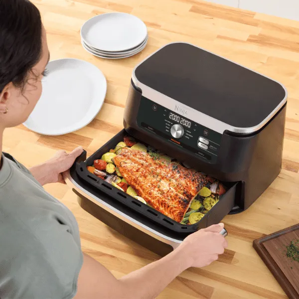 Ninja 10.4L 2470W Foodi FlexDrawer Air Fryer - Black | AF500UK