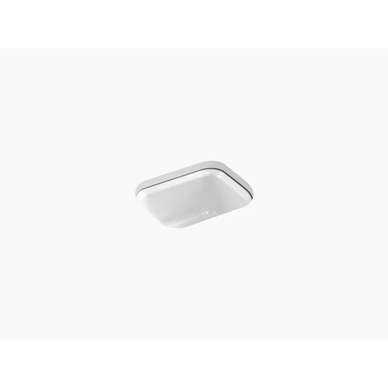 Northland 12.38" x 15" x 7.63" Enameled Cast Iron Single Basin Undermount Bar Kitchen Sink in White