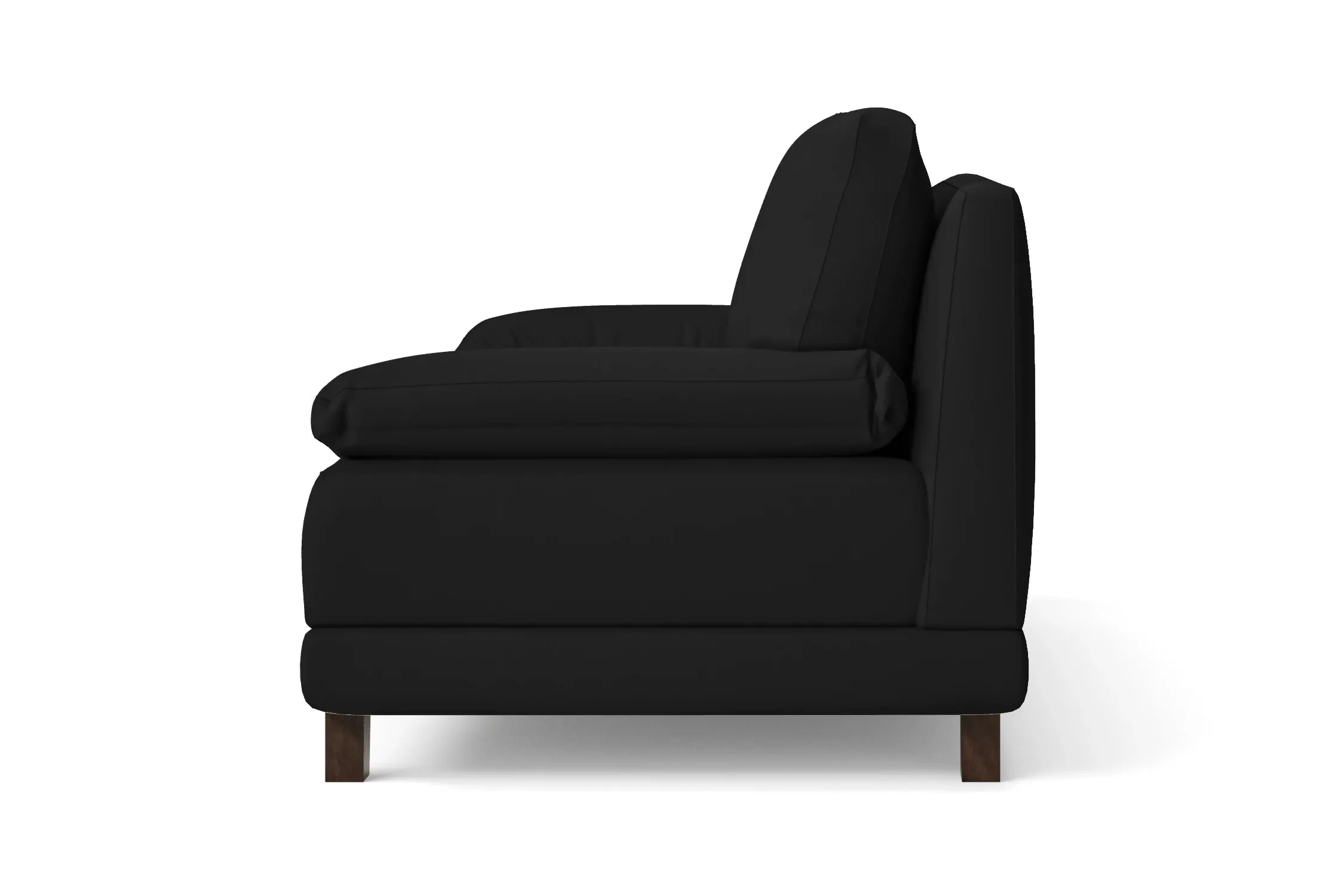 Novara 3 Seater Sofa Black Leather