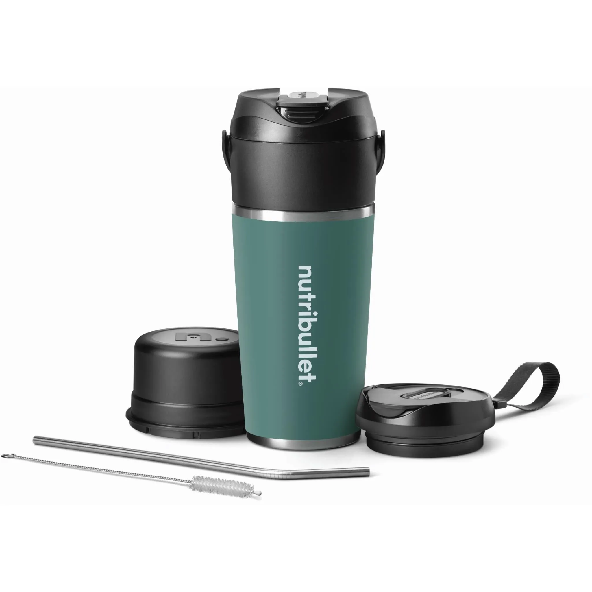 NutriBullet Flip Stainless Steel Portable Blender (Eucalyptus)