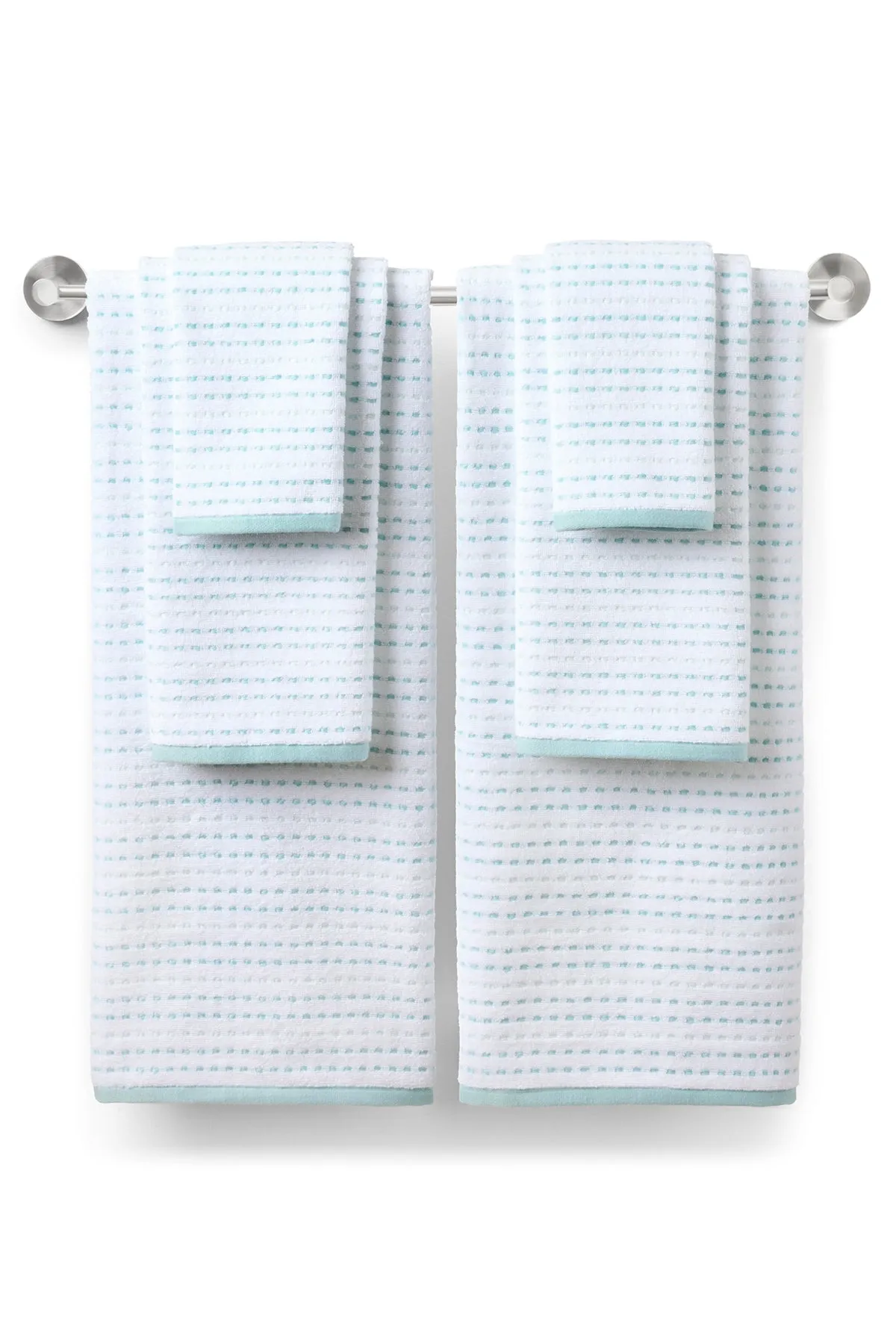 Parsnip Zero Twist 6-Piece Towel Set: The Architectural Towel