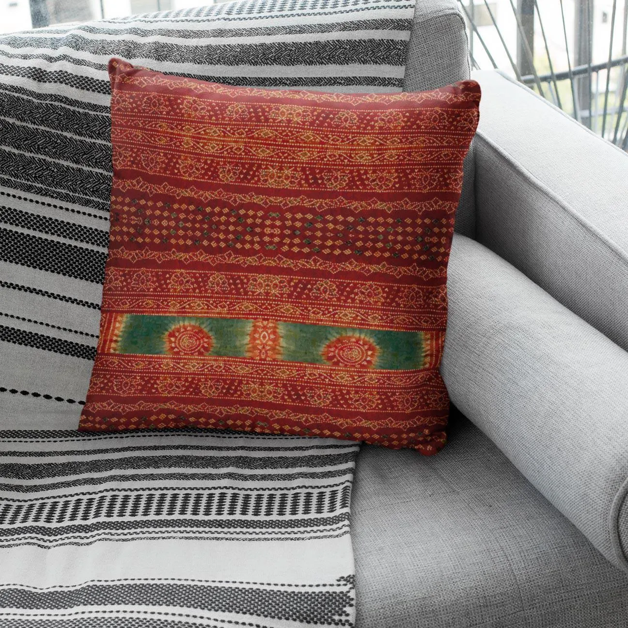 Patori-Style (India) Tribal Pillows | Throw Pillows