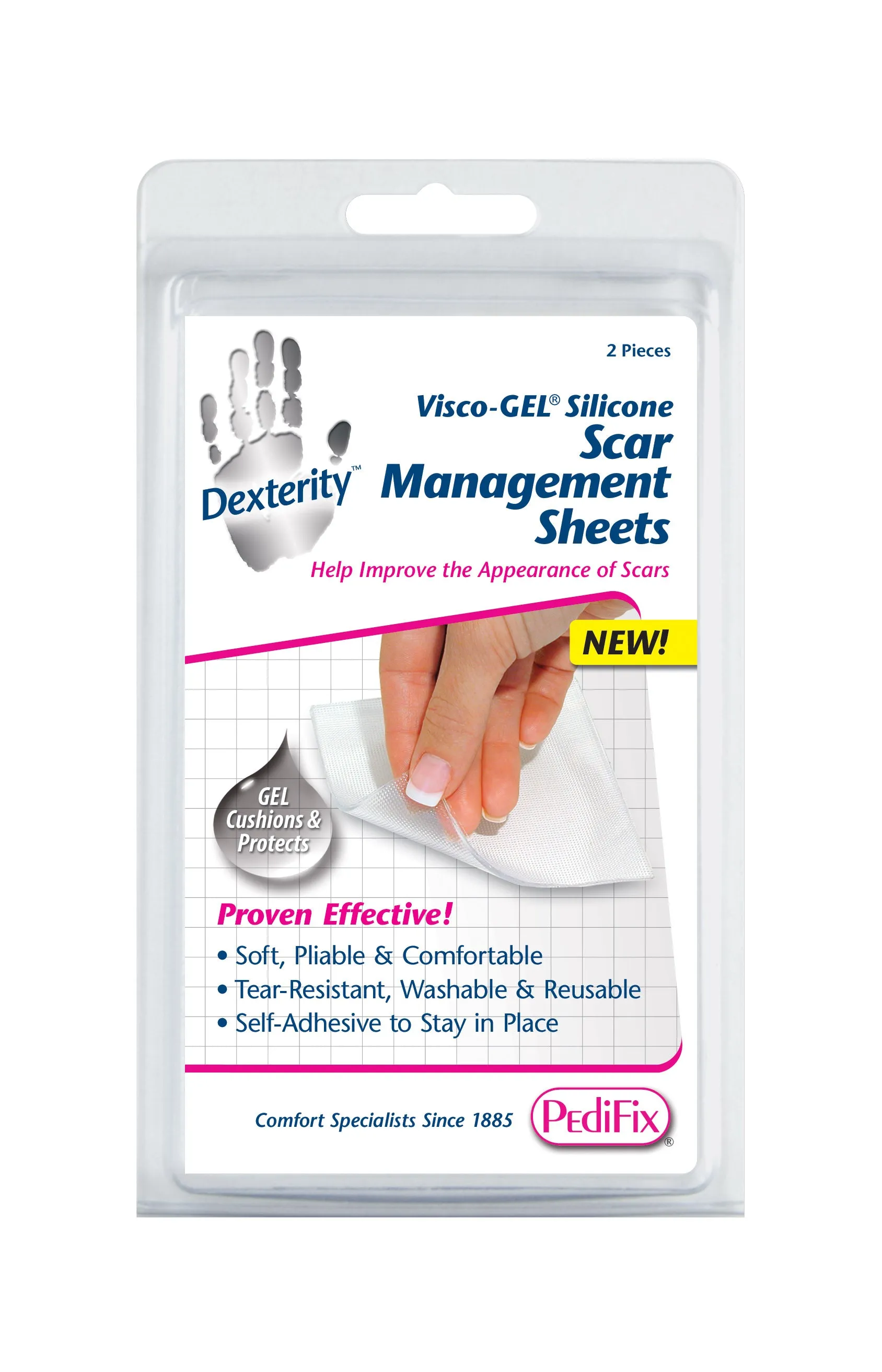 PediFix® Visco-GEL® Silicone Scar Management Sheets