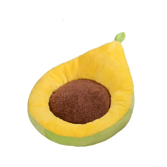 PetAffairs Cartoon Avocado Shape Pet Bed