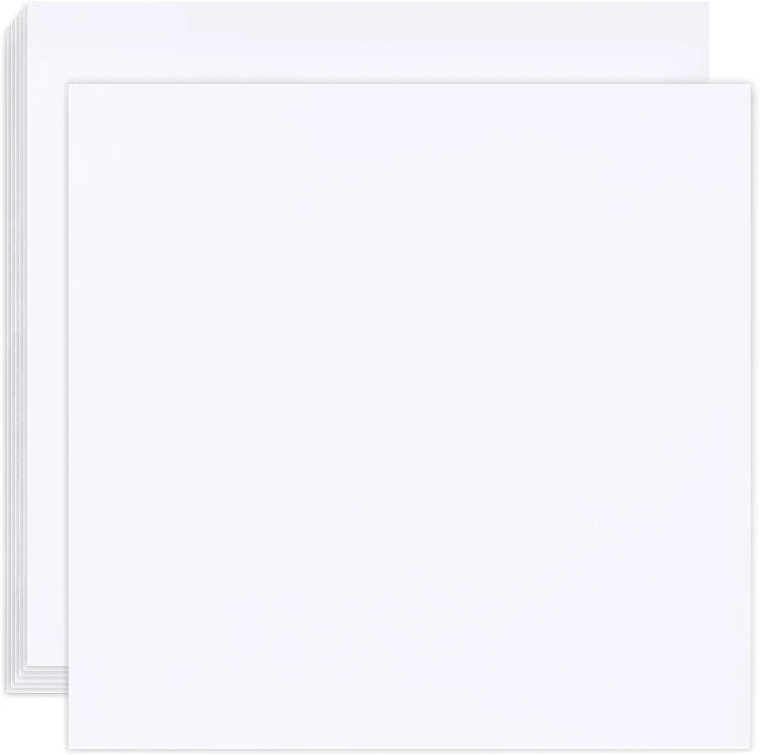 Poppy Crafts 12"x 12" Premuim White Cardstock 300gsm - 10 Sheets