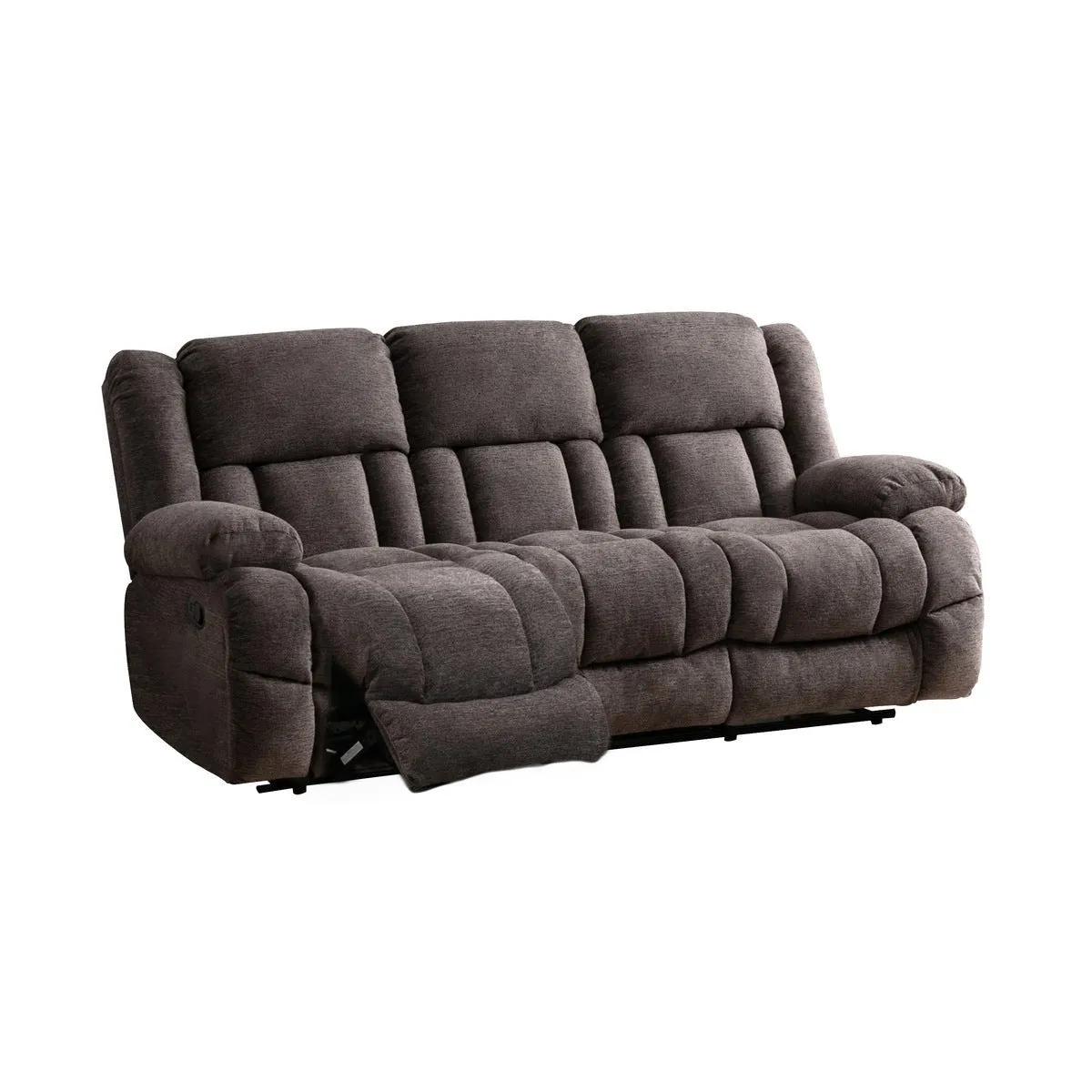 Presley Collection Grey Reclining Sofa