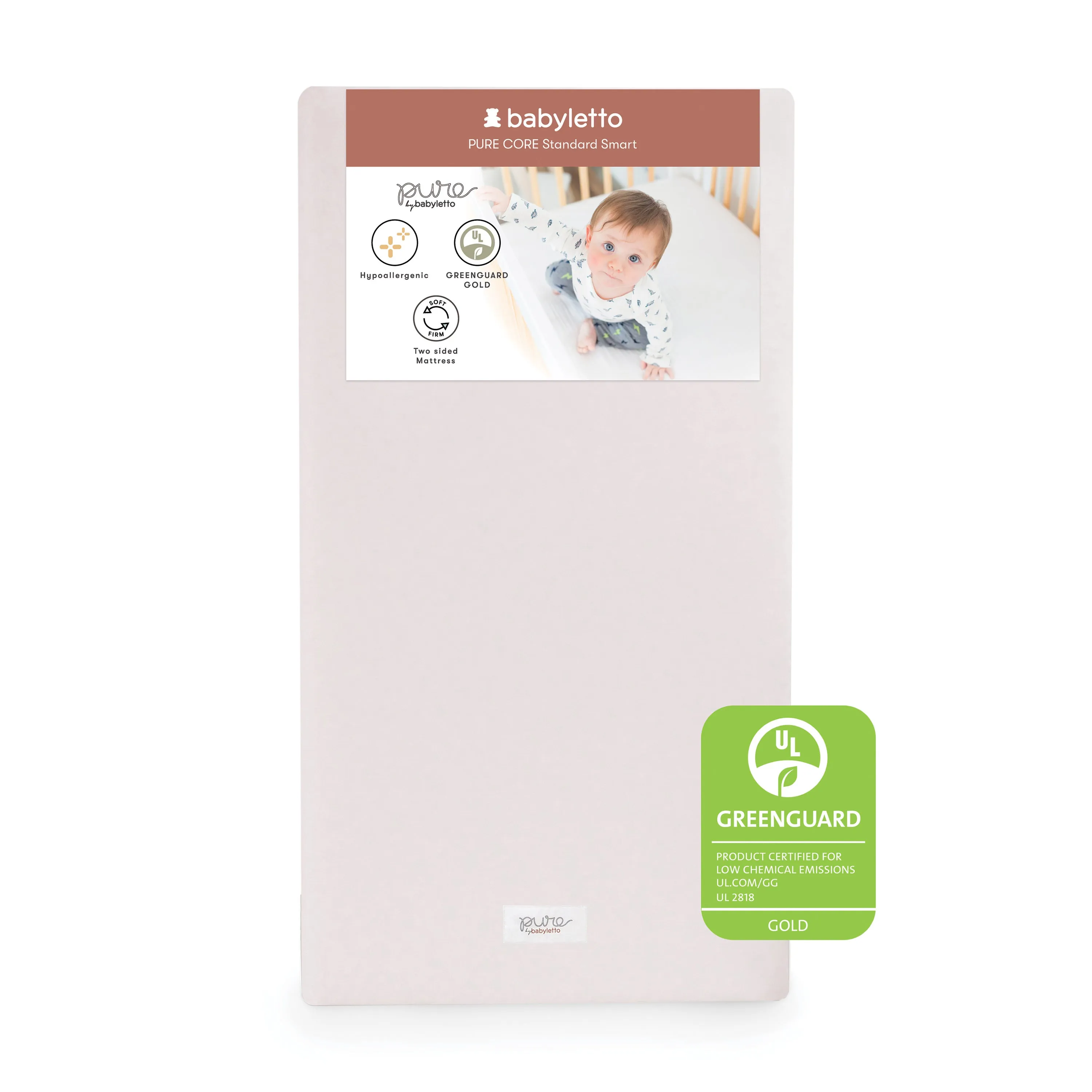 Pure Core Crib Mattress with Smart Cover