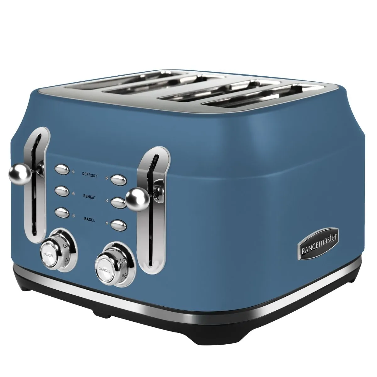 Rangemaster Classic 4 Slice Toaster Stone Blue