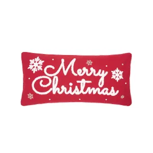 Red & White Christmas Pillow