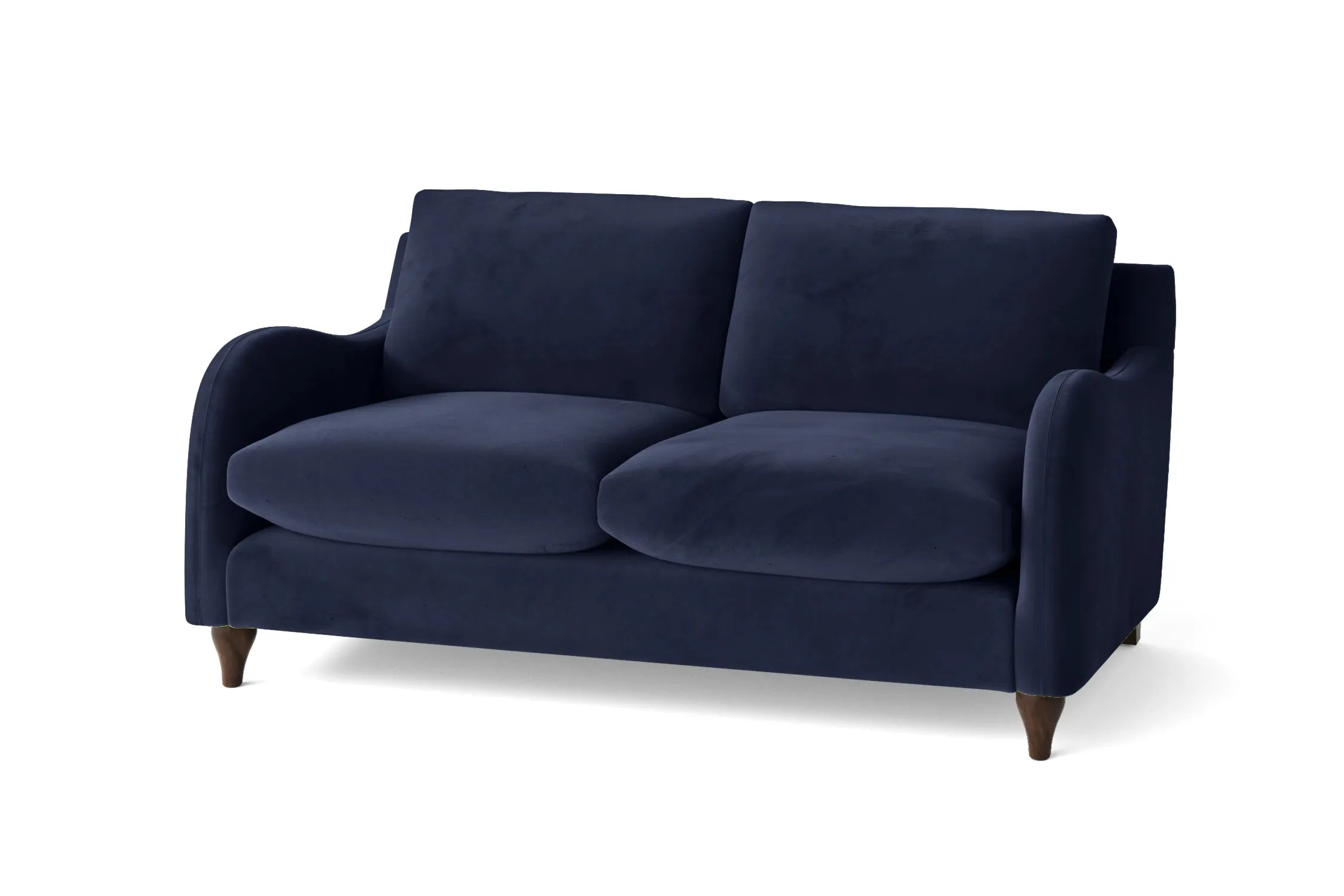 Sallisaw 2 Seater Sofa Dark Blue Velvet