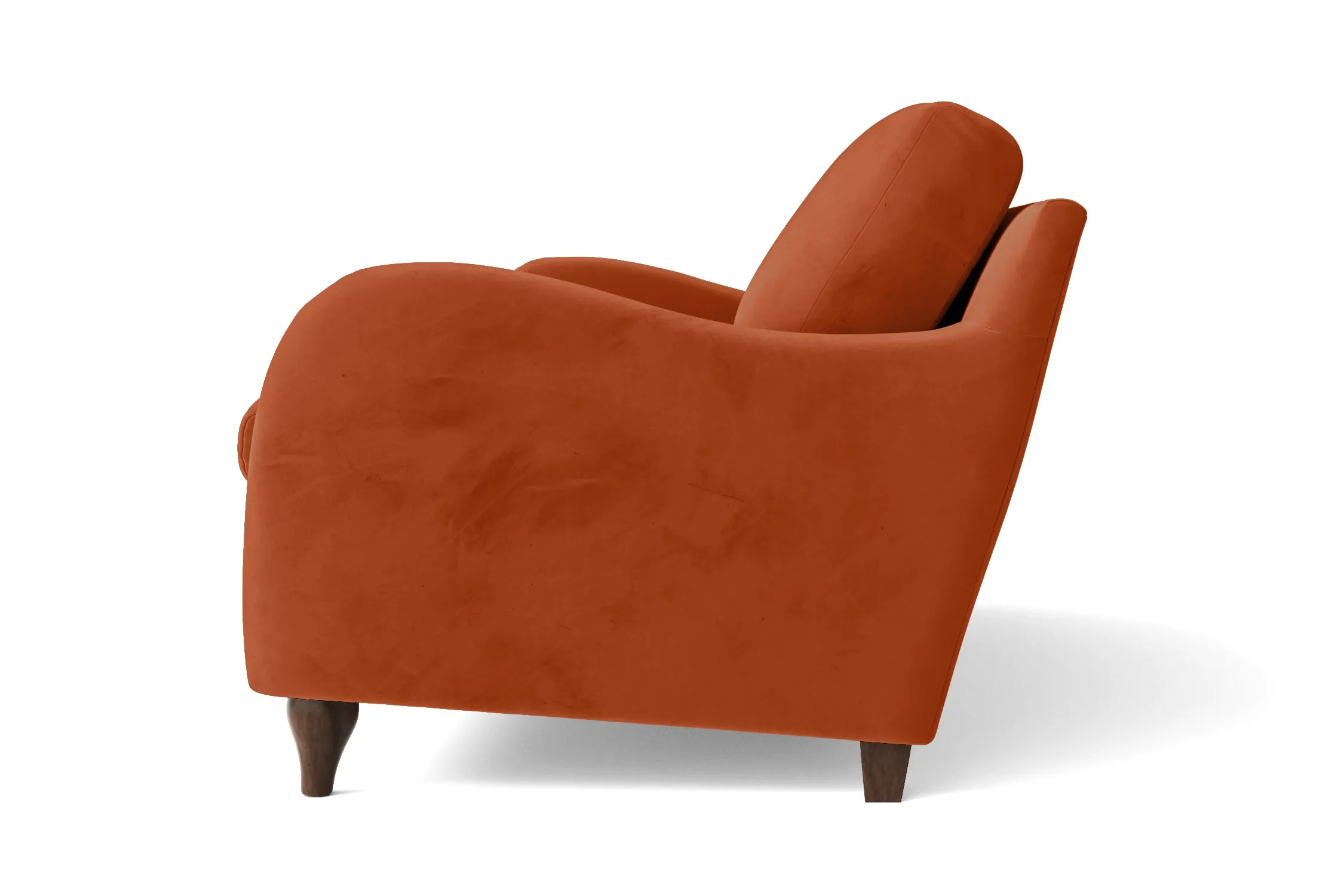 Sallisaw 2 Seater Sofa Orange Velvet