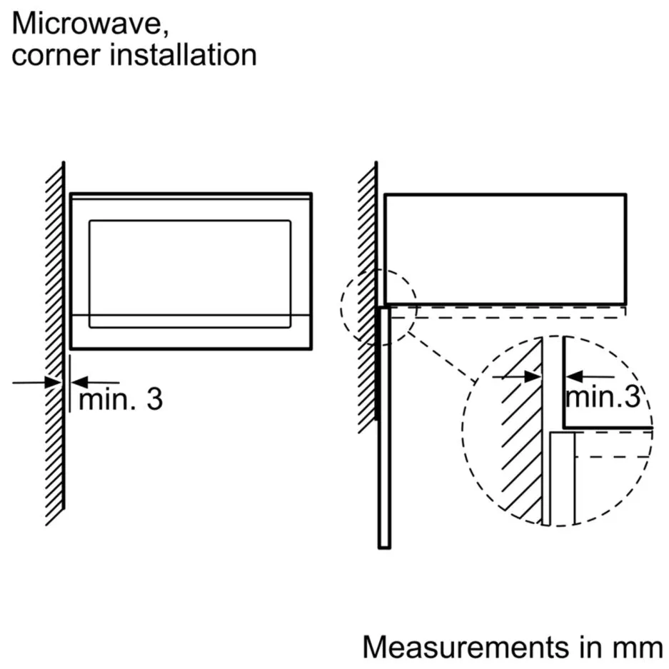 Siemens iQ500 BF555LMS0B 25L 900W Built-In Microwave - Stainless Steel