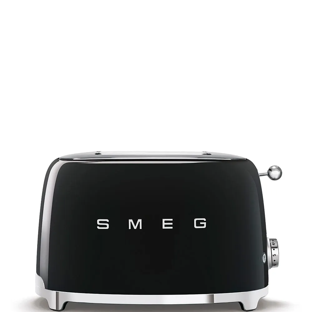 SMEG TSF01BLUK Retro Style 2-Slice Toaster - Black