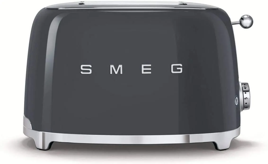 SMEG TSF01GRUK 2 Slice Toaster - Slate Grey