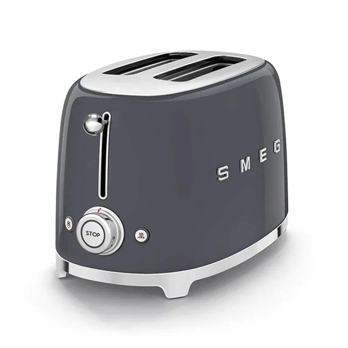 SMEG TSF01GRUK 2 Slice Toaster - Slate Grey