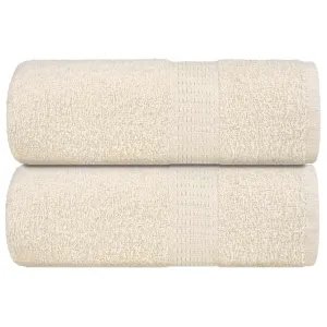 Soap Towels 2 pcs Cream 30x30 cm 360 gsm 100% Cotton