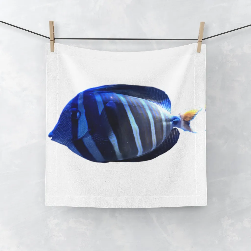 Striped Fish Face Towel