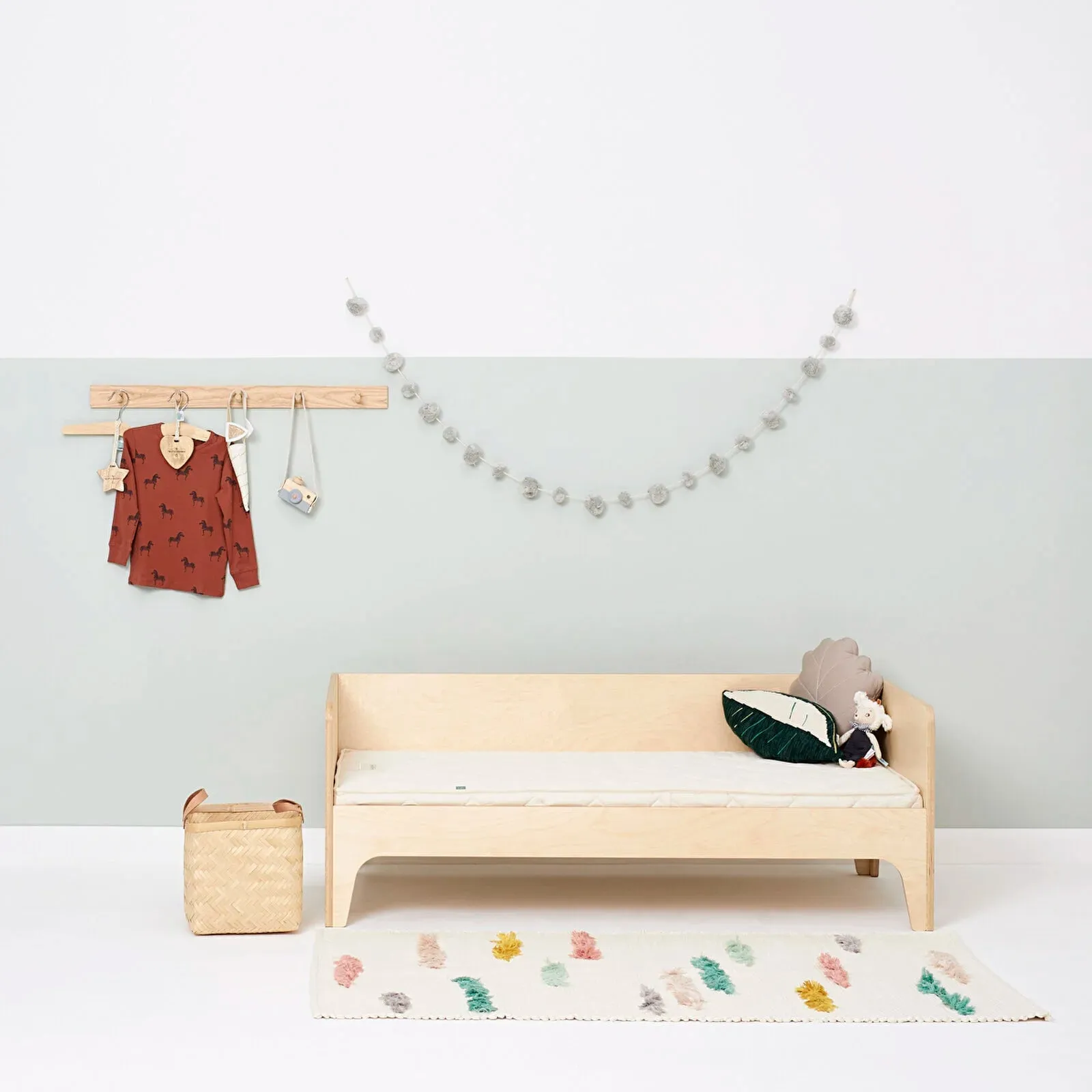 The Little Green Sheep Twist Natural Cot Mattress 60x120cm