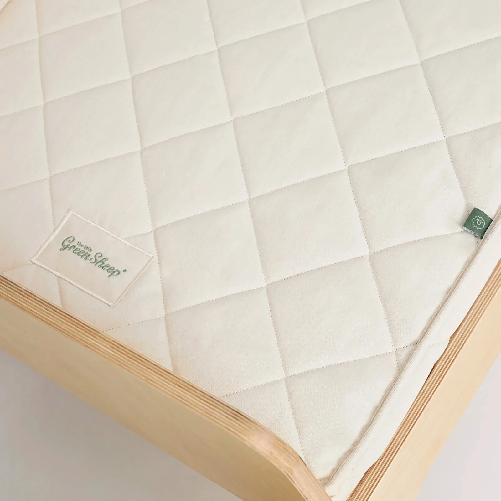 The Little Green Sheep Twist Natural Cot Mattress 60x120cm