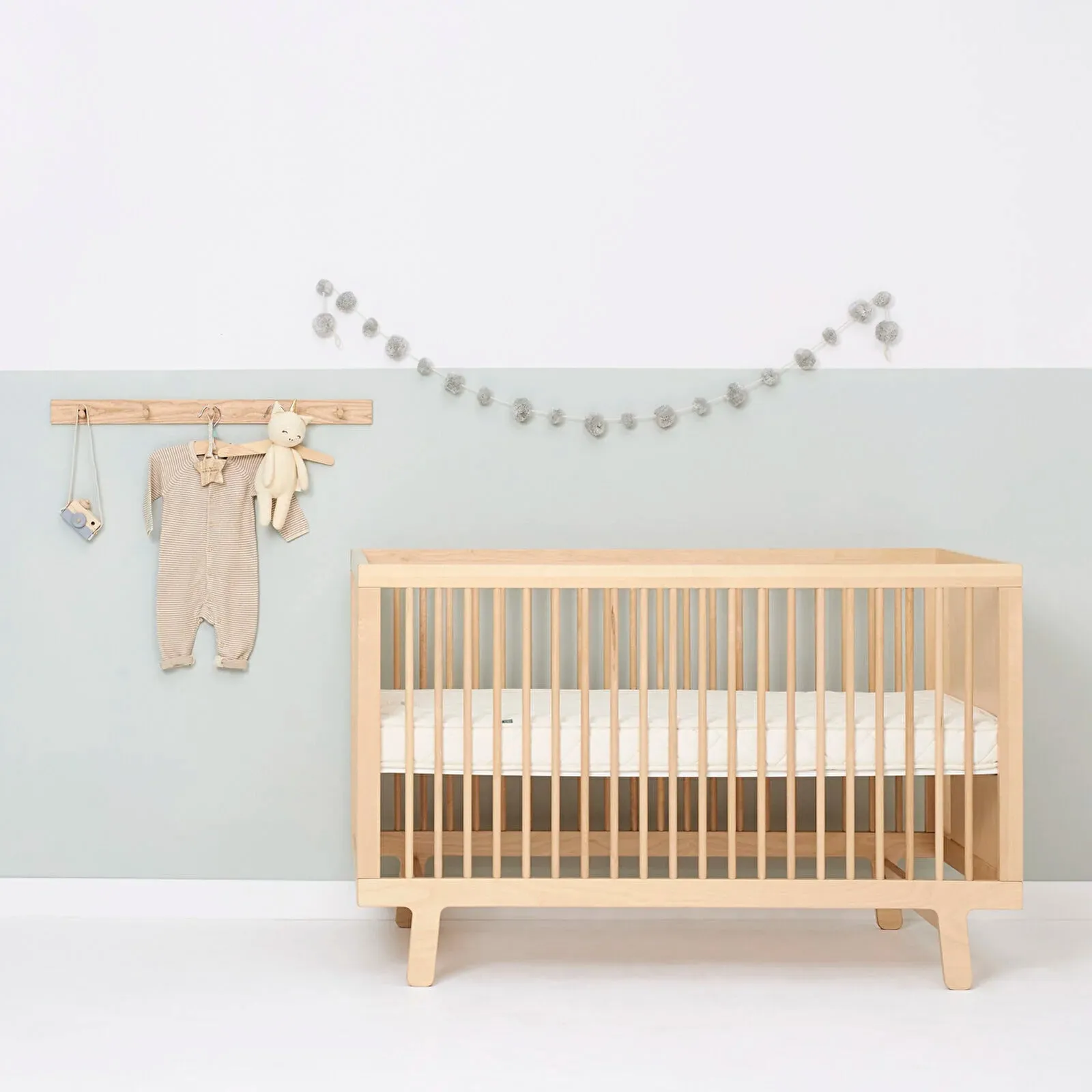 The Little Green Sheep Twist Natural Cot Mattress 60x120cm