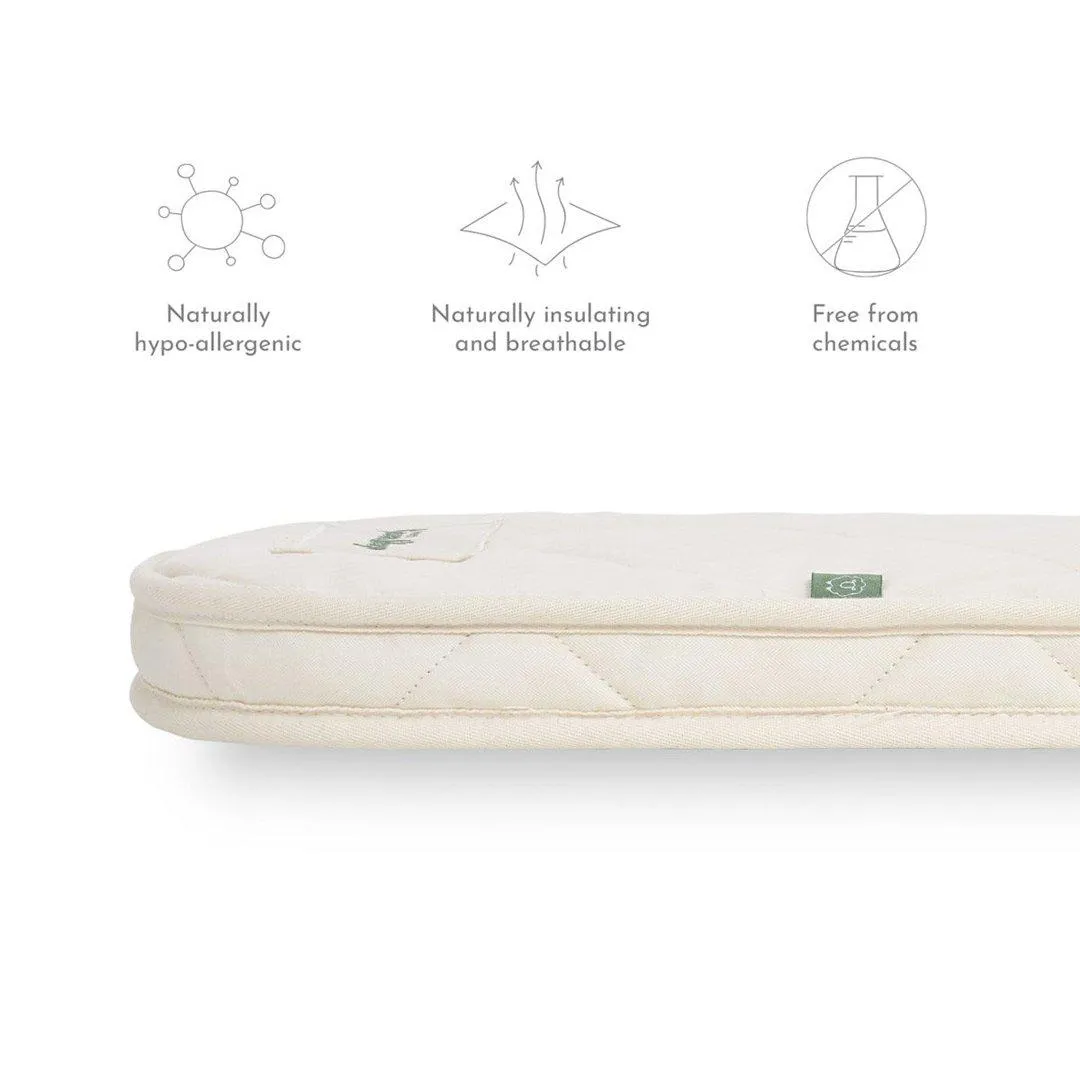 The Little Green Sheep Twist Natural Cot Mattress 70x132cm