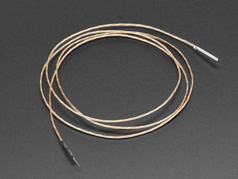 Thermocouple Type-K Glass Braid Insulated Stainless Steel Tip